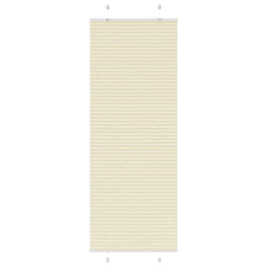 Plissee Creme 80x200 cm Stoffbreite 79,4 cm Polyester