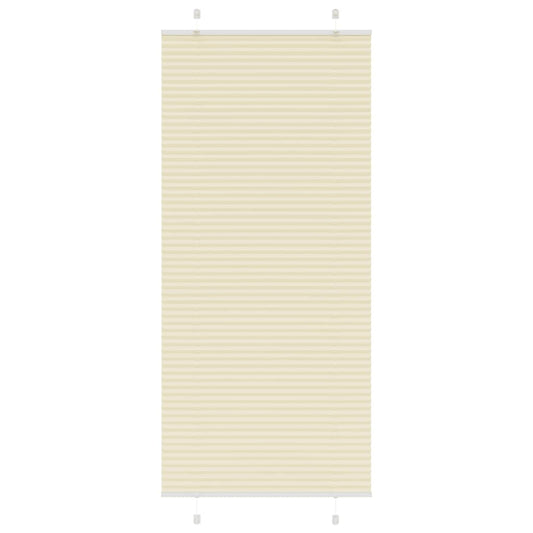 Plissee Creme 85x200 cm Stoffbreite 84,4 cm Polyester