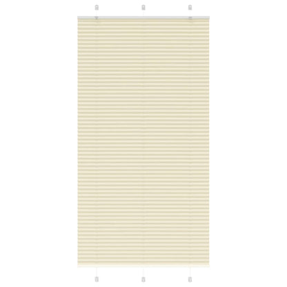 Plissee Creme 105x200 cm Stoffbreite 104,4 cm Polyester