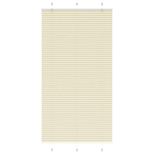 Plissee Creme 105x200 cm Stoffbreite 104,4 cm Polyester