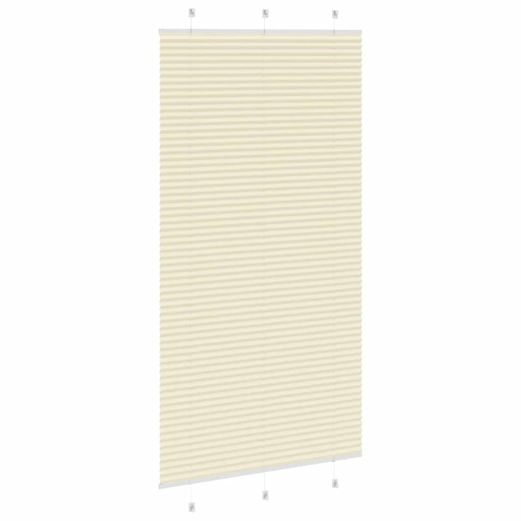 Plissee Creme 105x200 cm Stoffbreite 104,4 cm Polyester