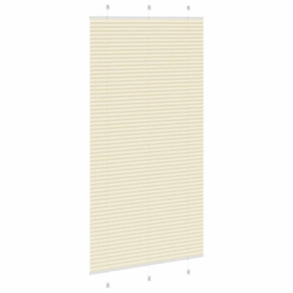 Plissee Creme 105x200 cm Stoffbreite 104,4 cm Polyester