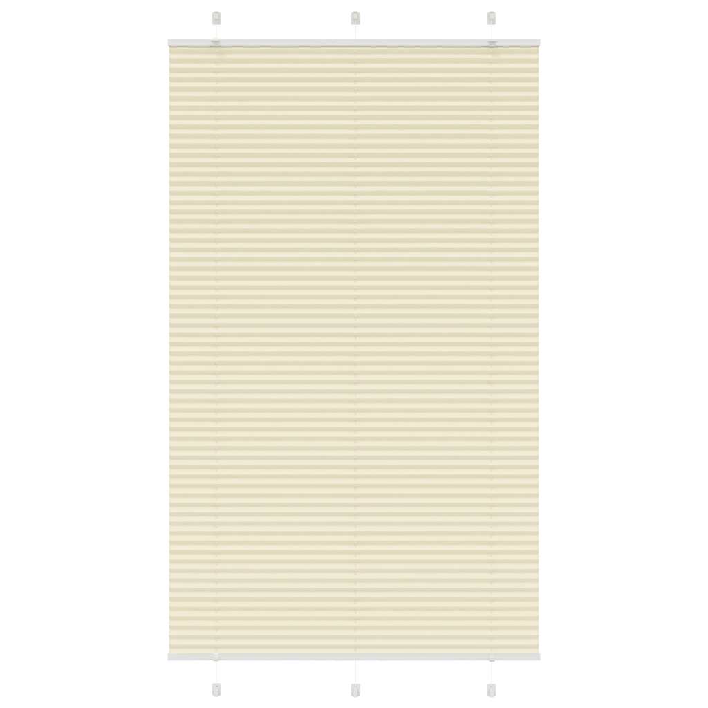 Plissee Creme 110x200 cm Stoffbreite 109,4 cm Polyester