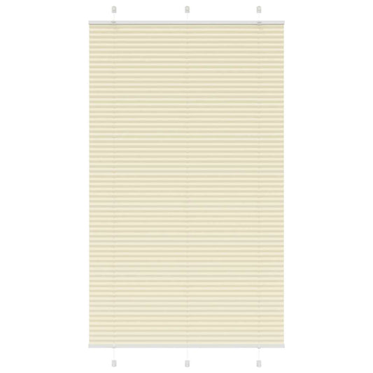 Plissee Creme 110x200 cm Stoffbreite 109,4 cm Polyester