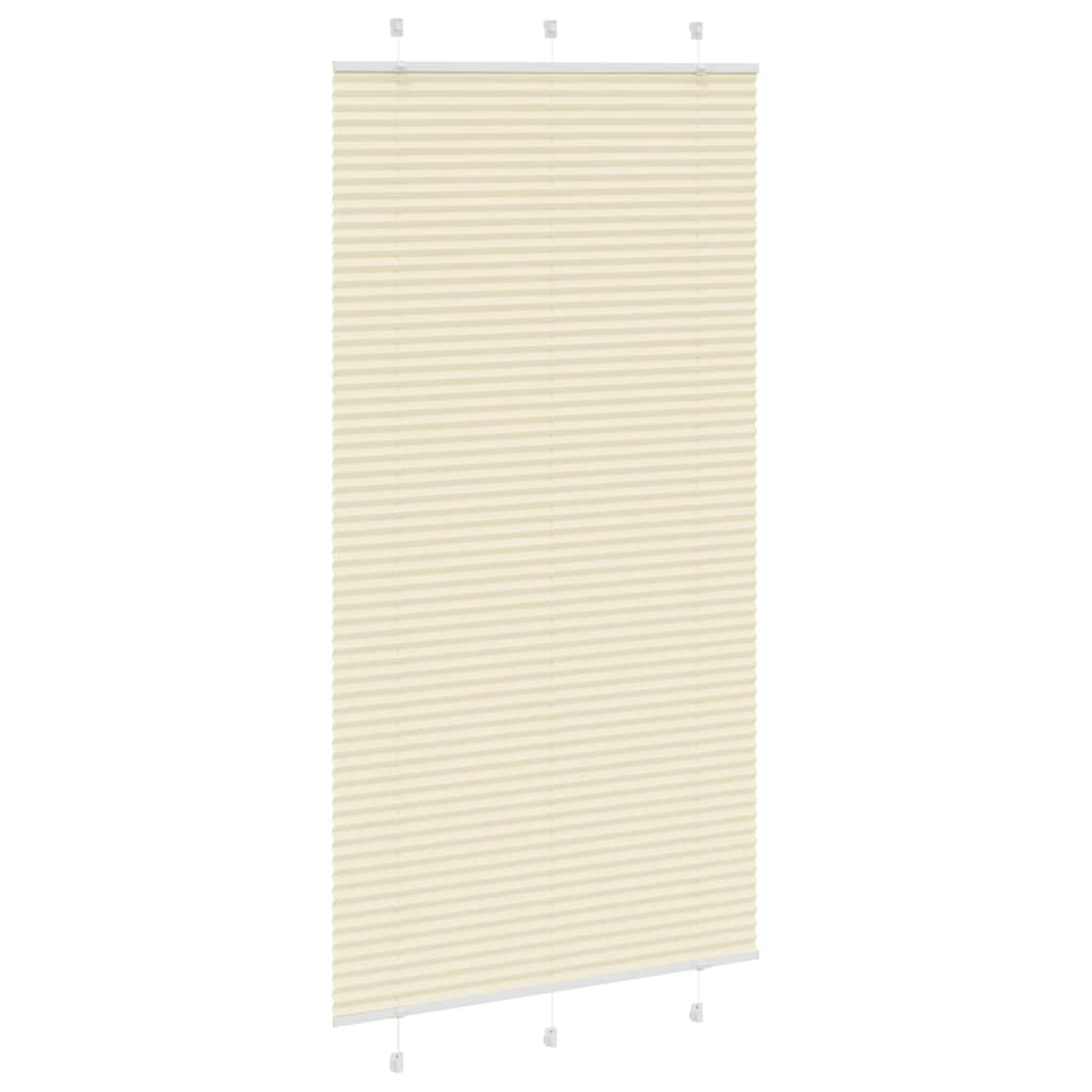 Plissee Creme 110x200 cm Stoffbreite 109,4 cm Polyester