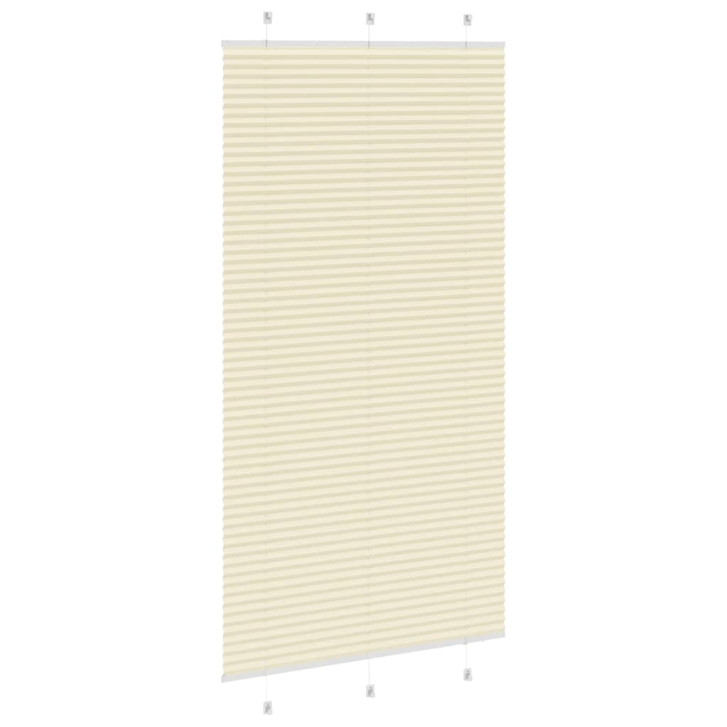 Plissee Creme 110x200 cm Stoffbreite 109,4 cm Polyester