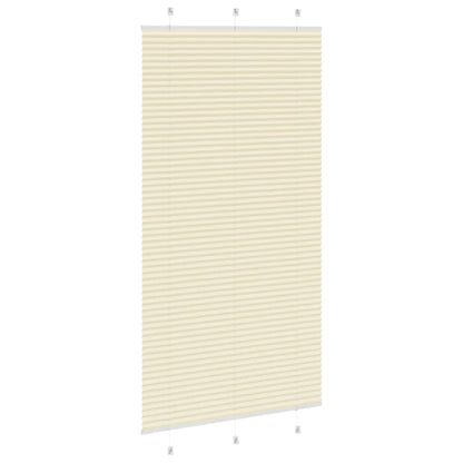 Plissee Creme 110x200 cm Stoffbreite 109,4 cm Polyester