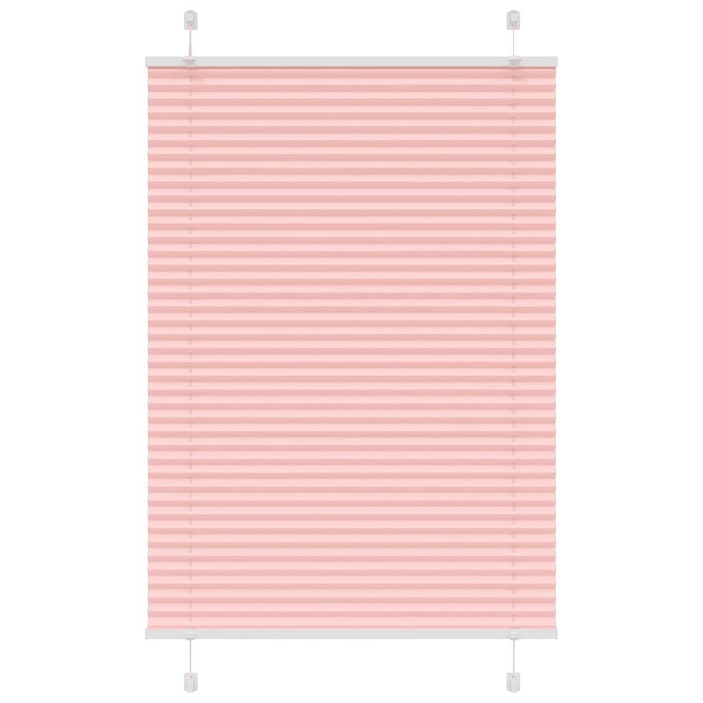 Plissee Rosa 100x100 cm Stoffbreite 99,4 cm Polyester