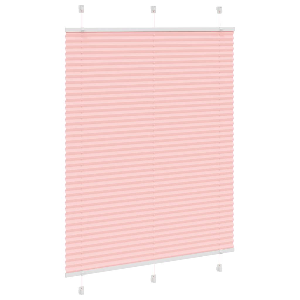 Plissee Rosa 110x100 cm Stoffbreite 109,4 cm Polyester