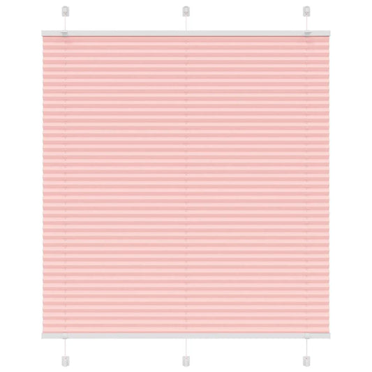 Plissee Rosa 115x100 cm Stoffbreite 114,4 cm Polyester