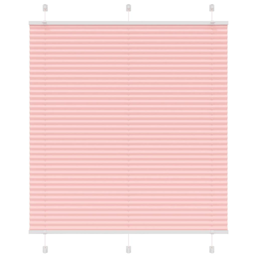 Plissee Rosa 120x100 cm Stoffbreite 119,4 cm Polyester