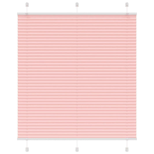 Plissee Rosa 120x100 cm Stoffbreite 119,4 cm Polyester