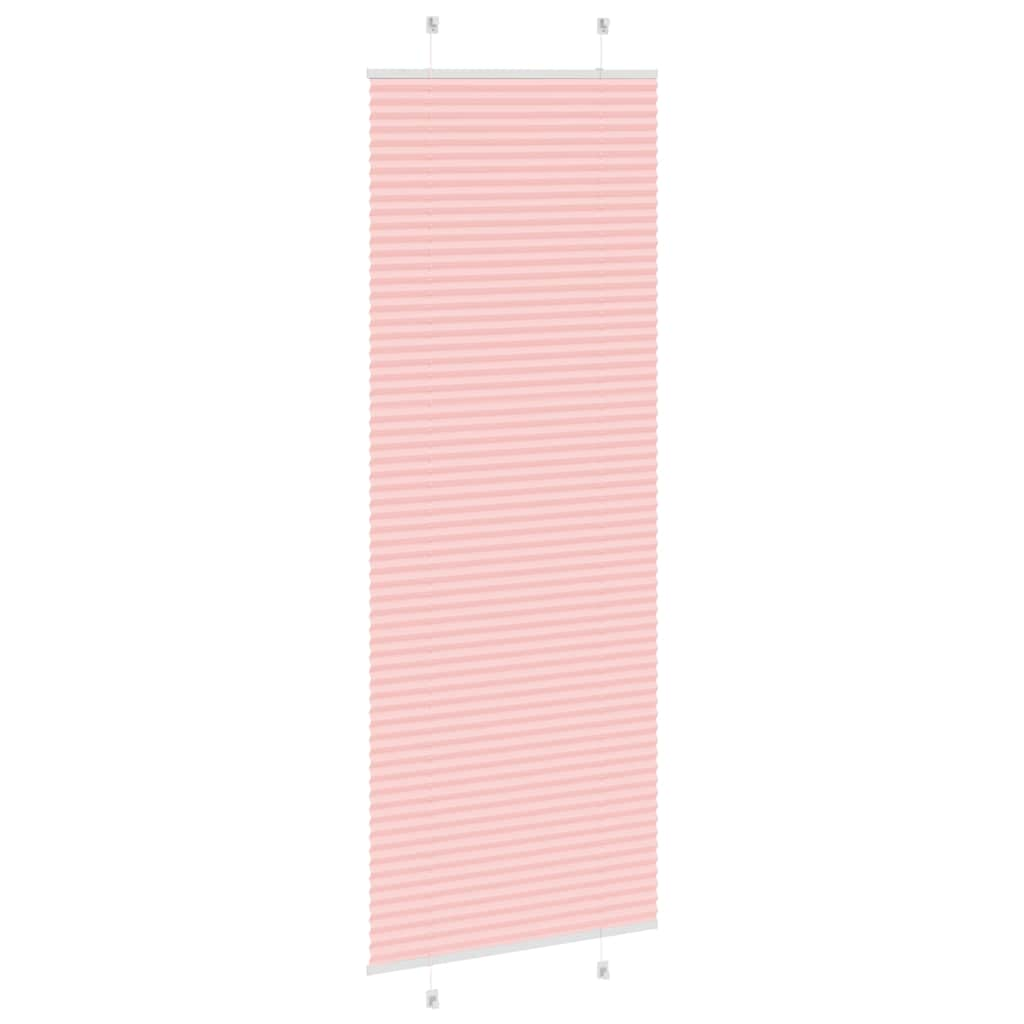 Plissee Rosa 75x200 cm Stoffbreite 74,4 cm Polyester