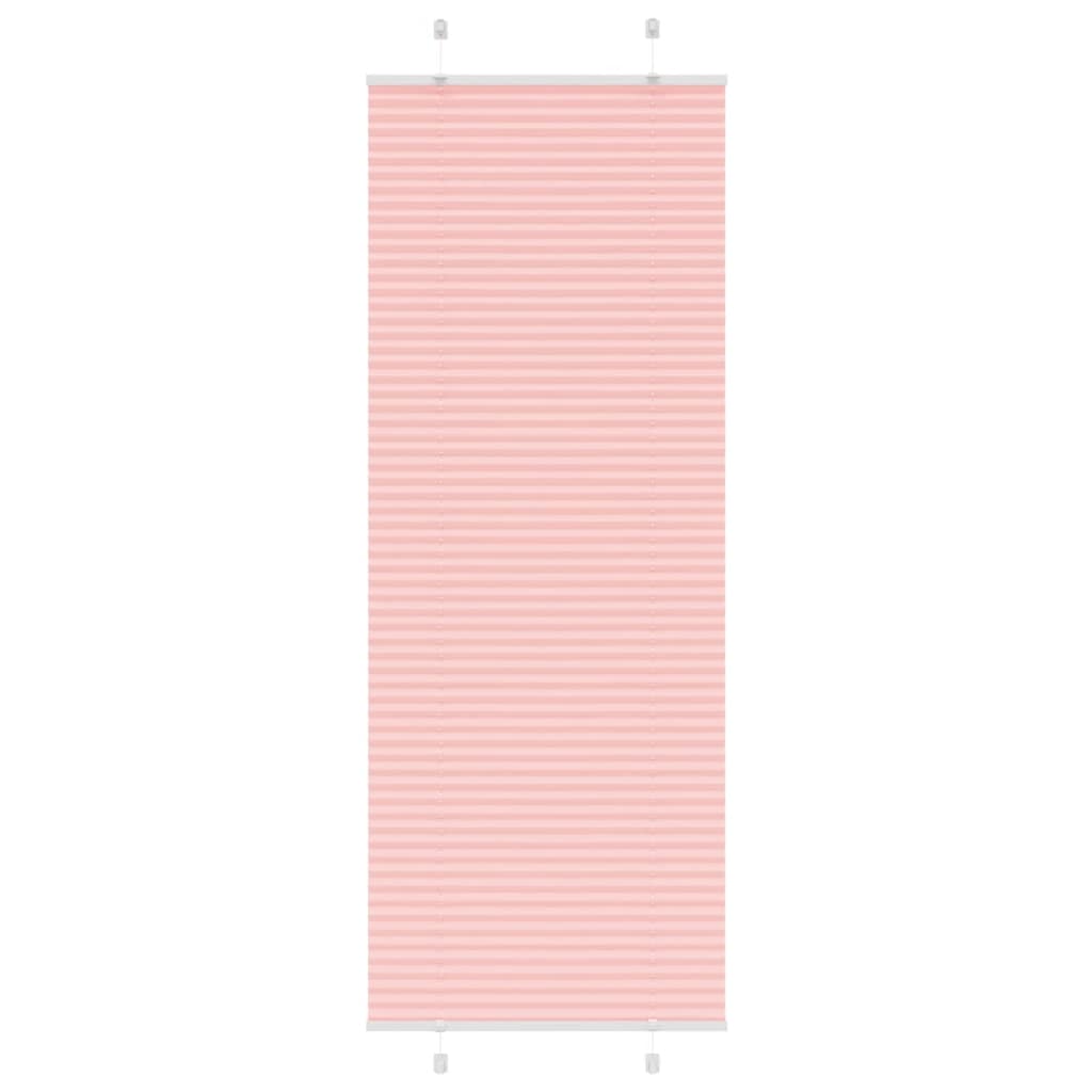 Plissee Rosa 80x200 cm Stoffbreite 79,4 cm Polyester