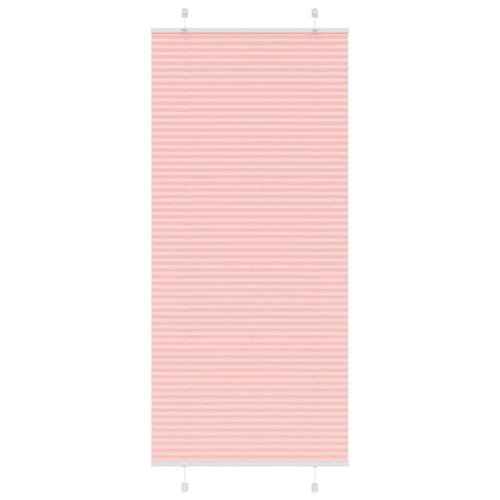 Plissee Rosa 85x200 cm Stoffbreite 84,4 cm Polyester