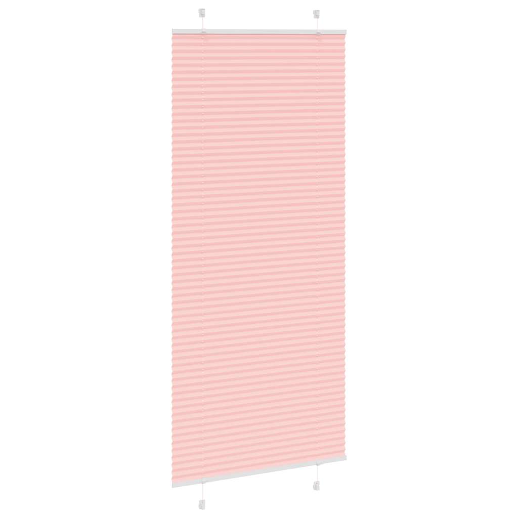 Plissee Rosa 85x200 cm Stoffbreite 84,4 cm Polyester