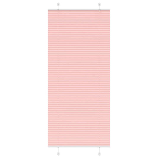 Plissee Rosa 90x200 cm Stoffbreite 89,4 cm Polyester