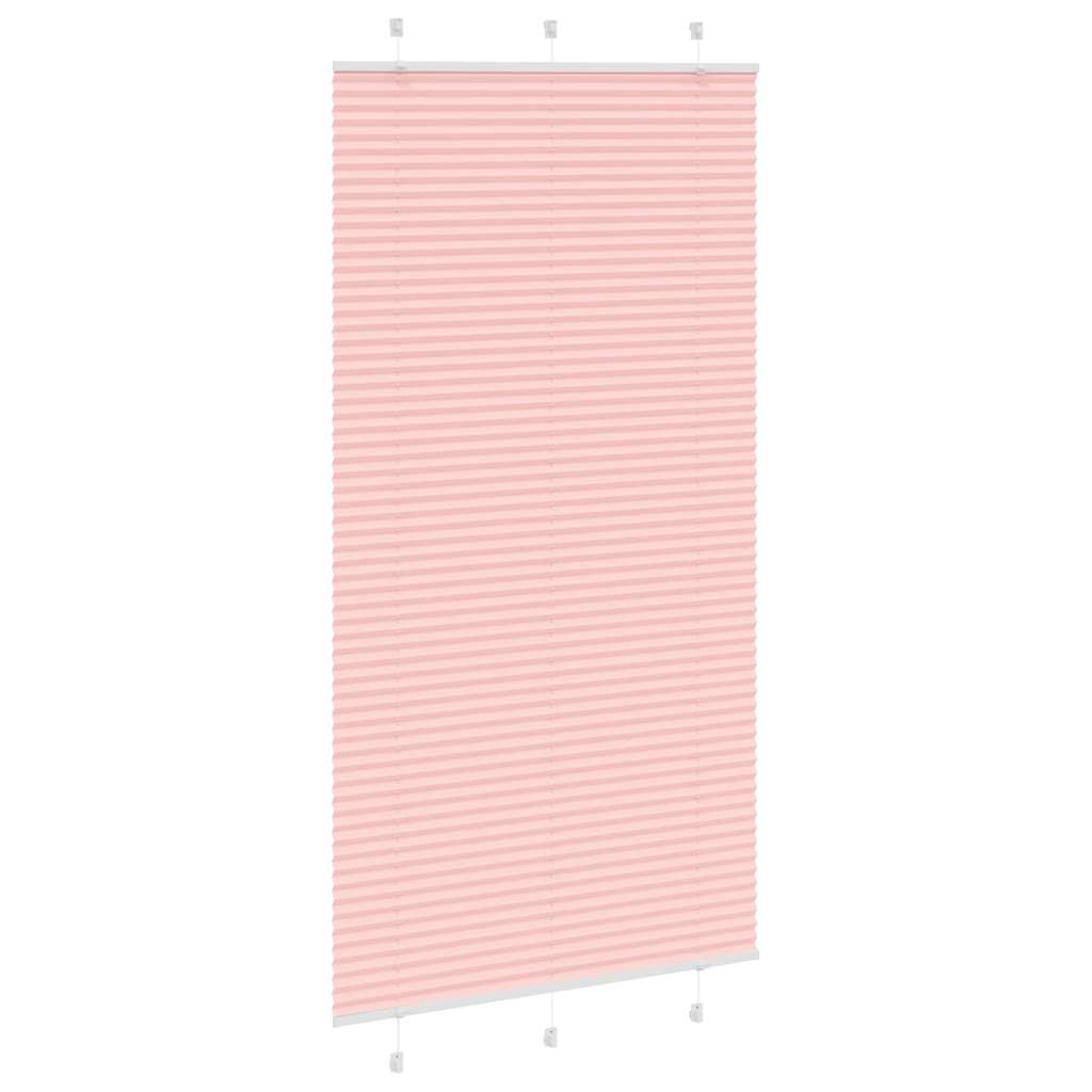 Plissee Rosa 100x200 cm Stoffbreite 99,4 cm Polyester