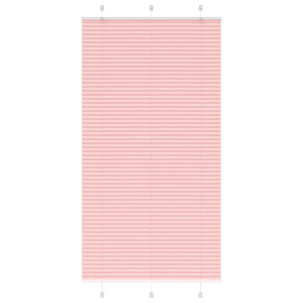 Plissee Rosa 105x200 cm Stoffbreite 104,4 cm Polyester