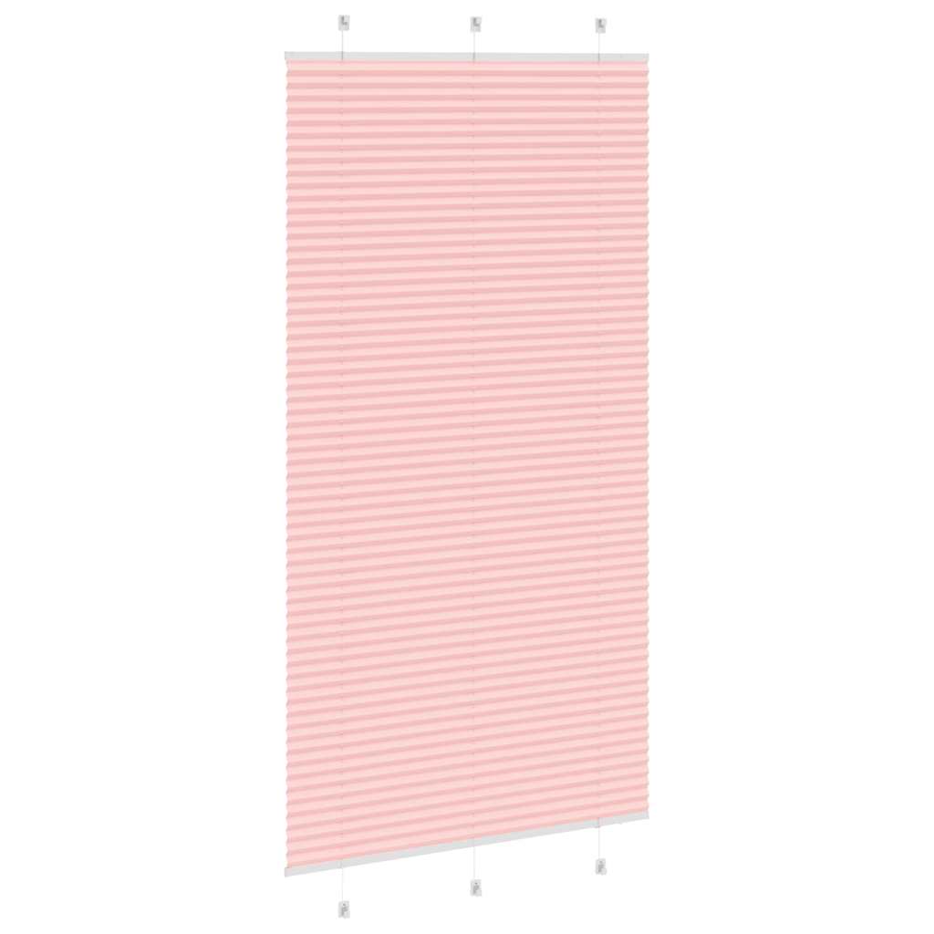 Plissee Rosa 105x200 cm Stoffbreite 104,4 cm Polyester