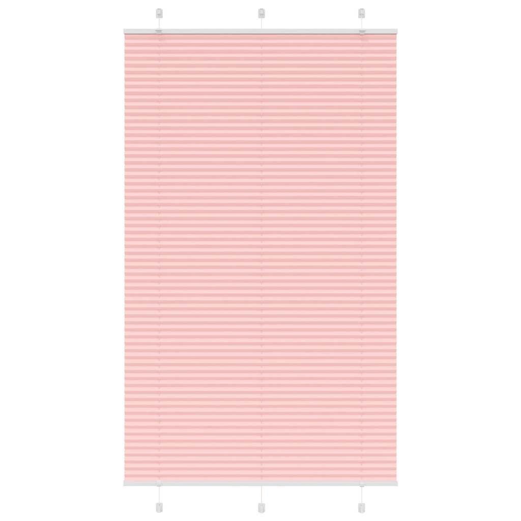 Plissee Rosa 120x200 cm Stoffbreite 119,4 cm Polyester