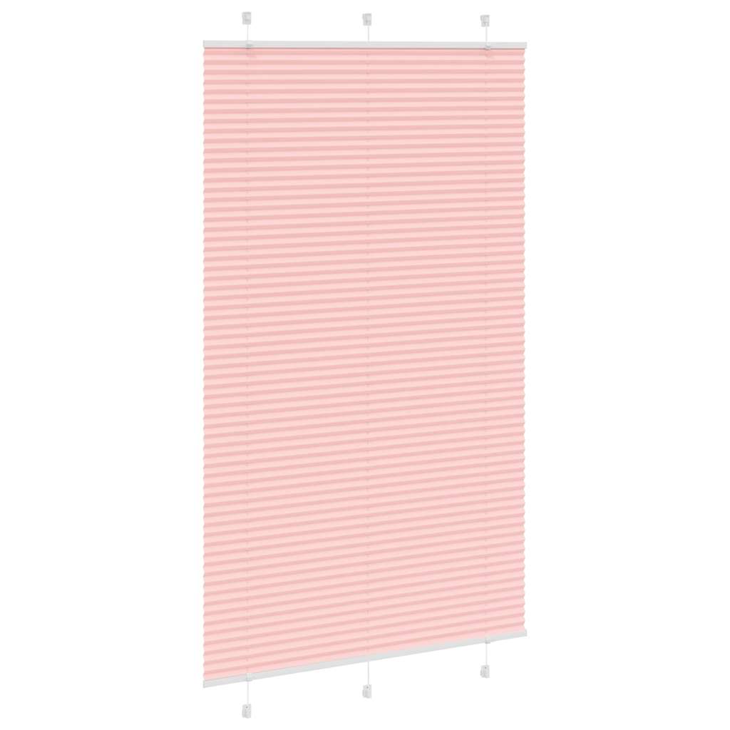 Plissee Rosa 120x200 cm Stoffbreite 119,4 cm Polyester