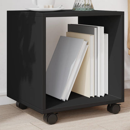 Rollschrank Schwarz 37x33x42,5 cm Holzwerkstoff