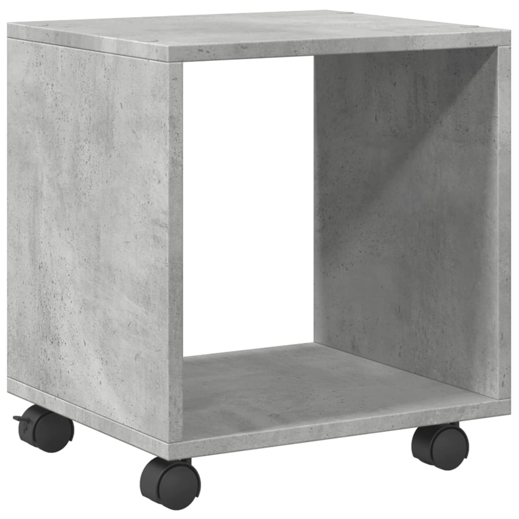 Rollschrank Betongrau 37x33x42,5 cm Holzwerkstoff