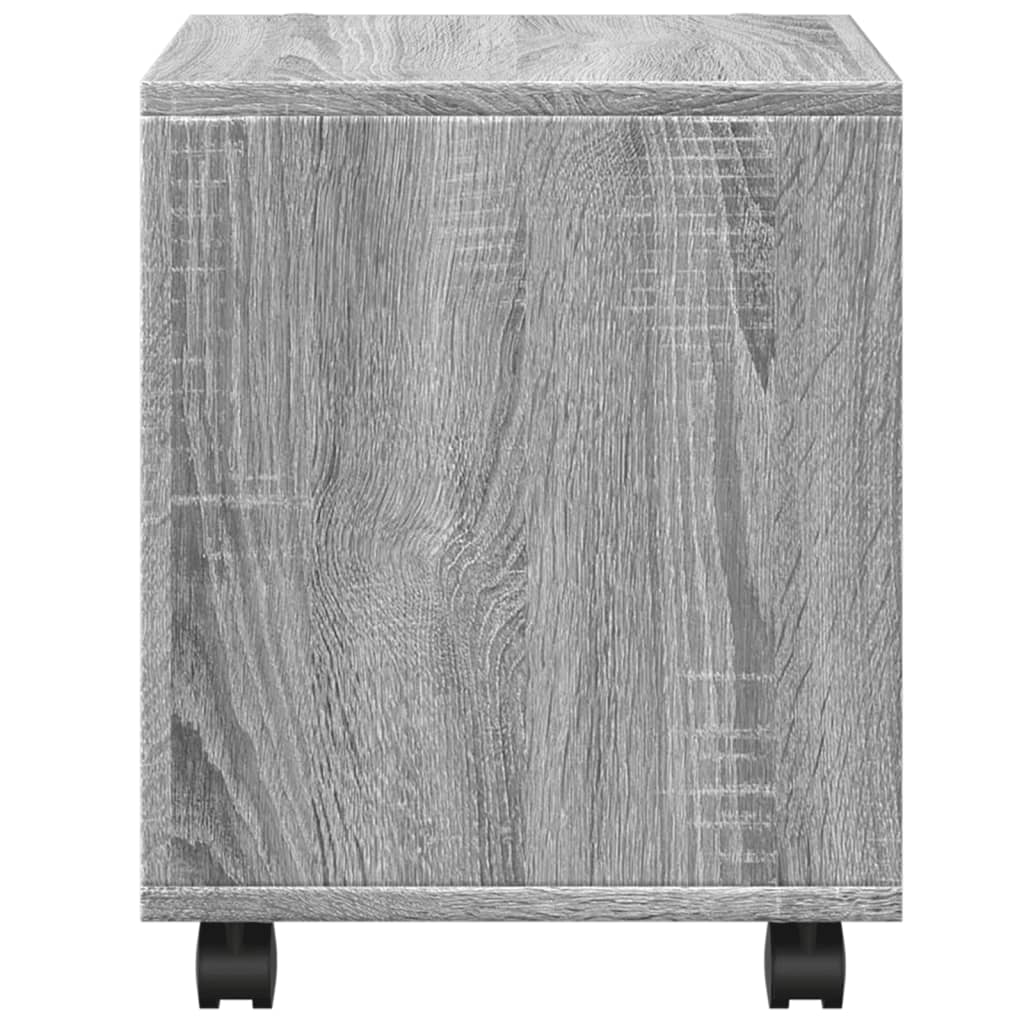 Rollschrank Grau Sonoma 37x33x42,5 cm Holzwerkstoff