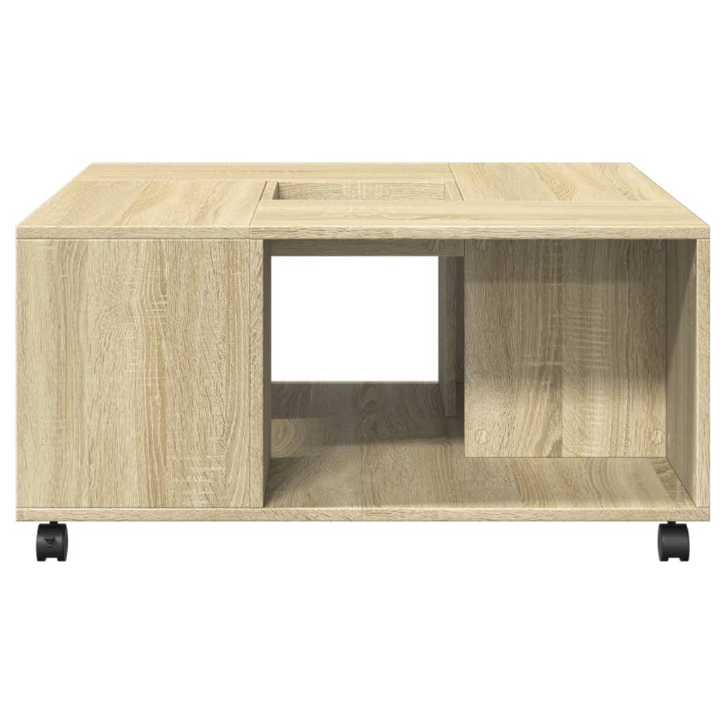 Couchtisch Sonoma-Eiche 80x80x40 cm Holzwerkstoff