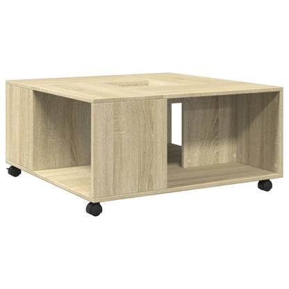 Couchtisch Sonoma-Eiche 80x80x40 cm Holzwerkstoff