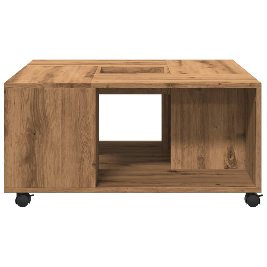 Couchtisch Artisan-Eiche 80x80x40 cm Holzwerkstoff