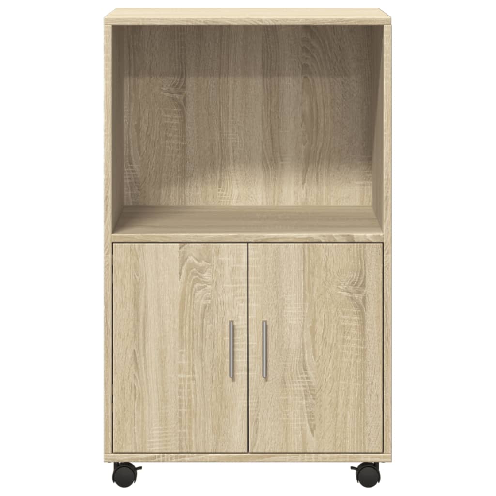 Rollschrank Sonoma-Eiche 55x40x91 cm Holzwerkstoff