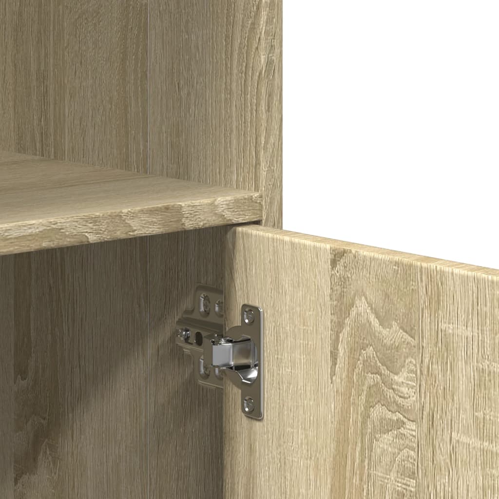 Rollschrank Sonoma-Eiche 55x40x91 cm Holzwerkstoff