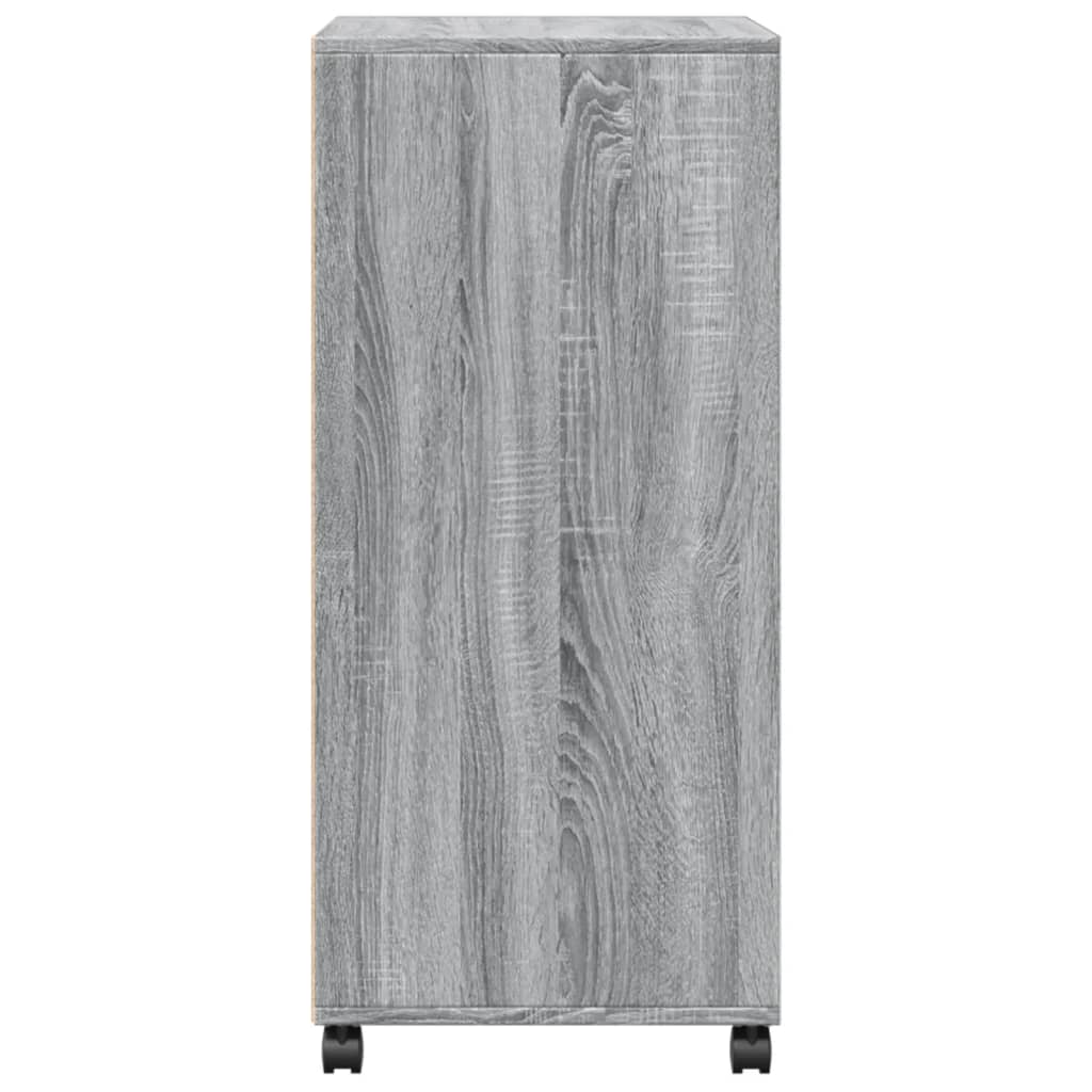 Rollschrank Grau Sonoma 55x40x91 cm Holzwerkstoff