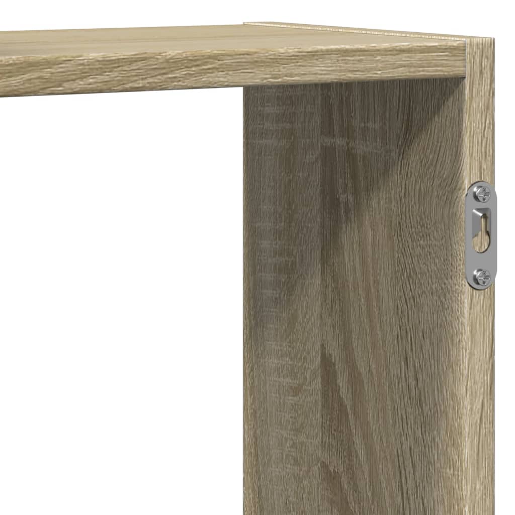 Wandregal Sonoma-Eiche 159x18x65 cm Holzwerkstoff