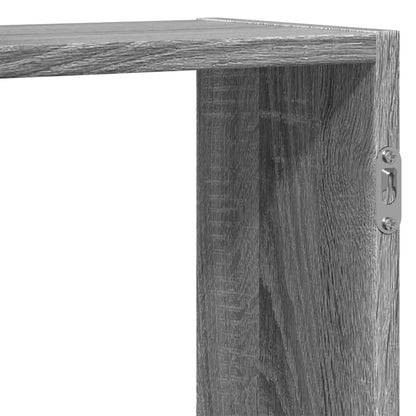 Wandregal Grau Sonoma 159x18x65 cm Holzwerkstoff