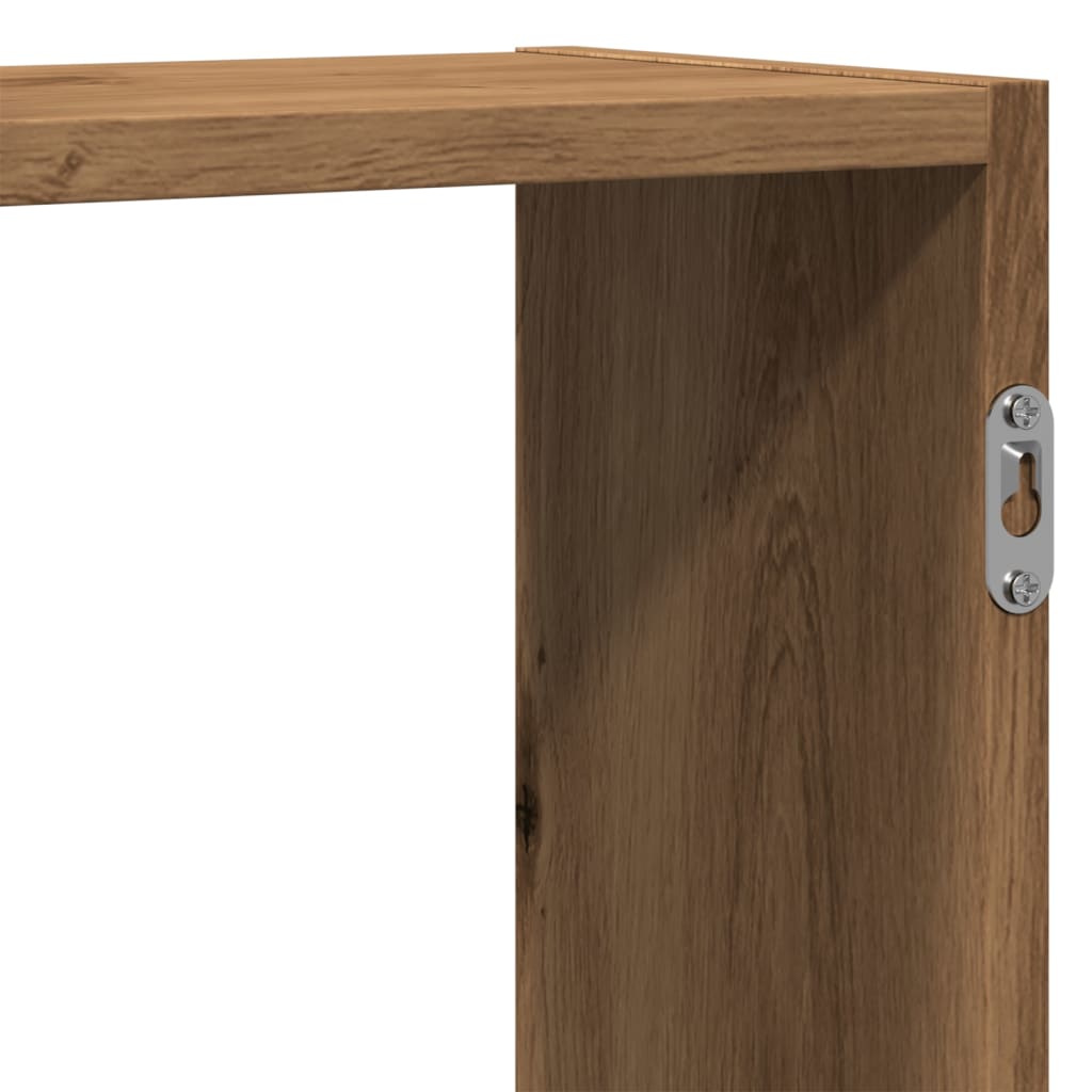 Wandregal Artisan-Eiche 159x18x65 cm Holzwerkstoff