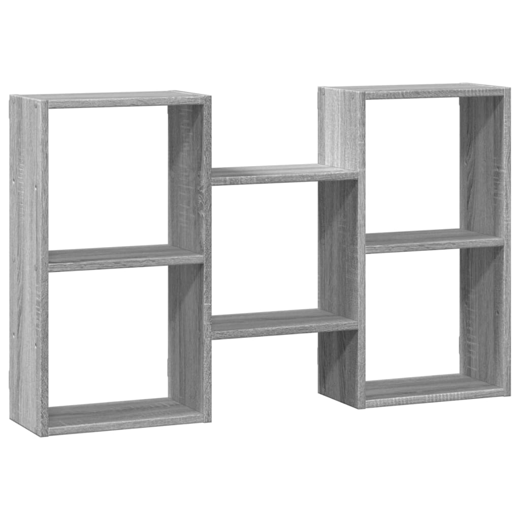 Wandregal Grau Sonoma 96x18x60 cm Holzwerkstoff