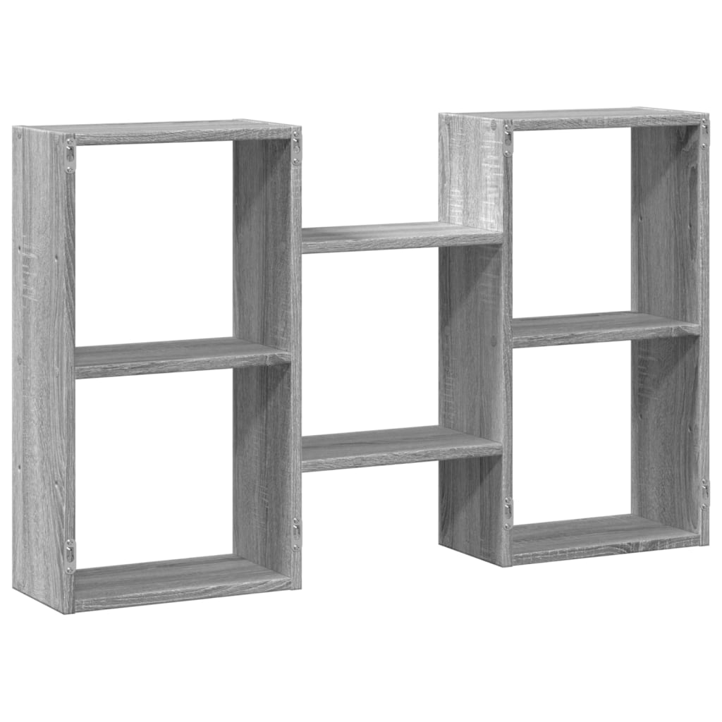 Wandregal Grau Sonoma 96x18x60 cm Holzwerkstoff