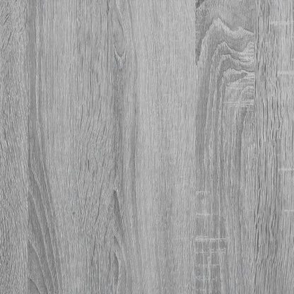 Wandregale 2 Stk. Grau Sonoma 50x12x50 cm Holzwerkstoff