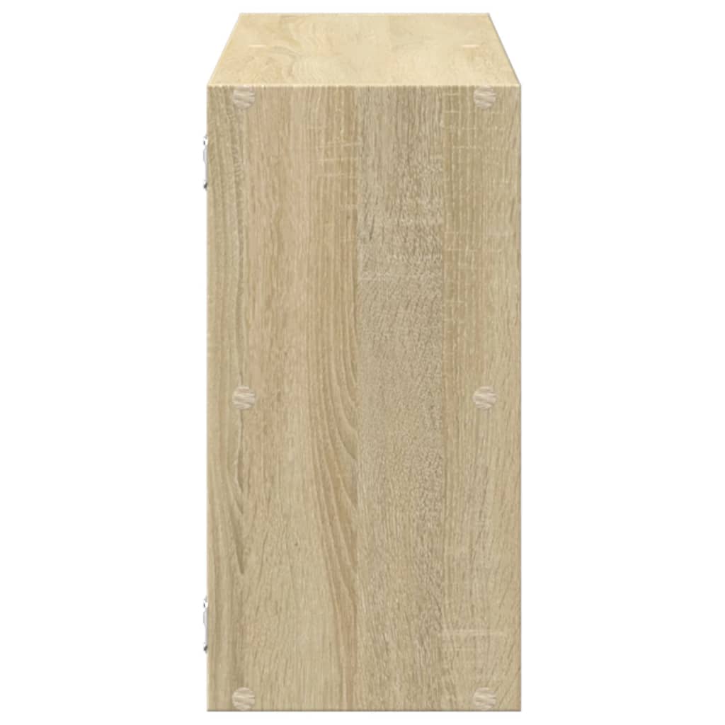 Wandregal Sonoma-Eiche 100x25x50 cm Holzwerkstoff