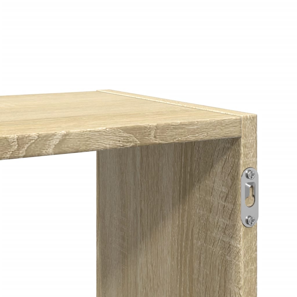 Wandregal Sonoma-Eiche 100x25x50 cm Holzwerkstoff