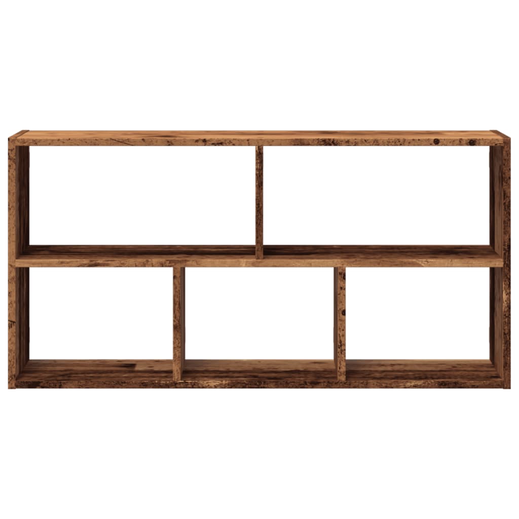 Wandregal Altholz-Optik 100x25x50 cm Holzwerkstoff