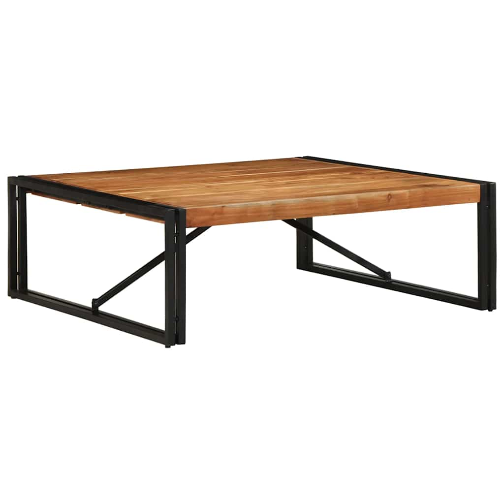 Couchtisch 100x100x35 cm Raues Massivholz Akazie