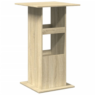 Bartisch mit Ablagen Sonoma-Eiche 60x60x102 cm Holzwerkstoff