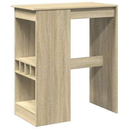 Bartisch mit Regal Sonoma-Eiche 90x47,5x103,5 cm Holzwerkstoff