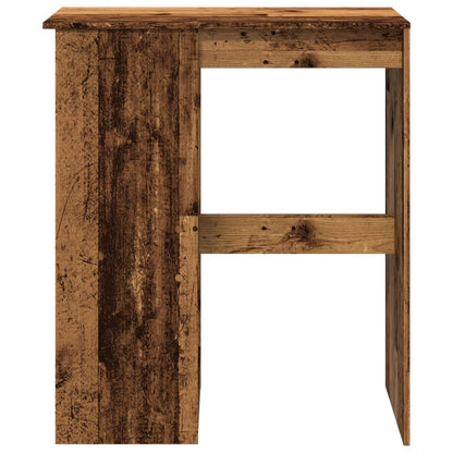 Bartisch mit Regal Altholz-Optik 90x47,5x103,5 cm Holzwerkstoff