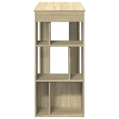 Bartisch mit Regal Sonoma-Eiche 102x50x103,5 cm Holzwerkstoff