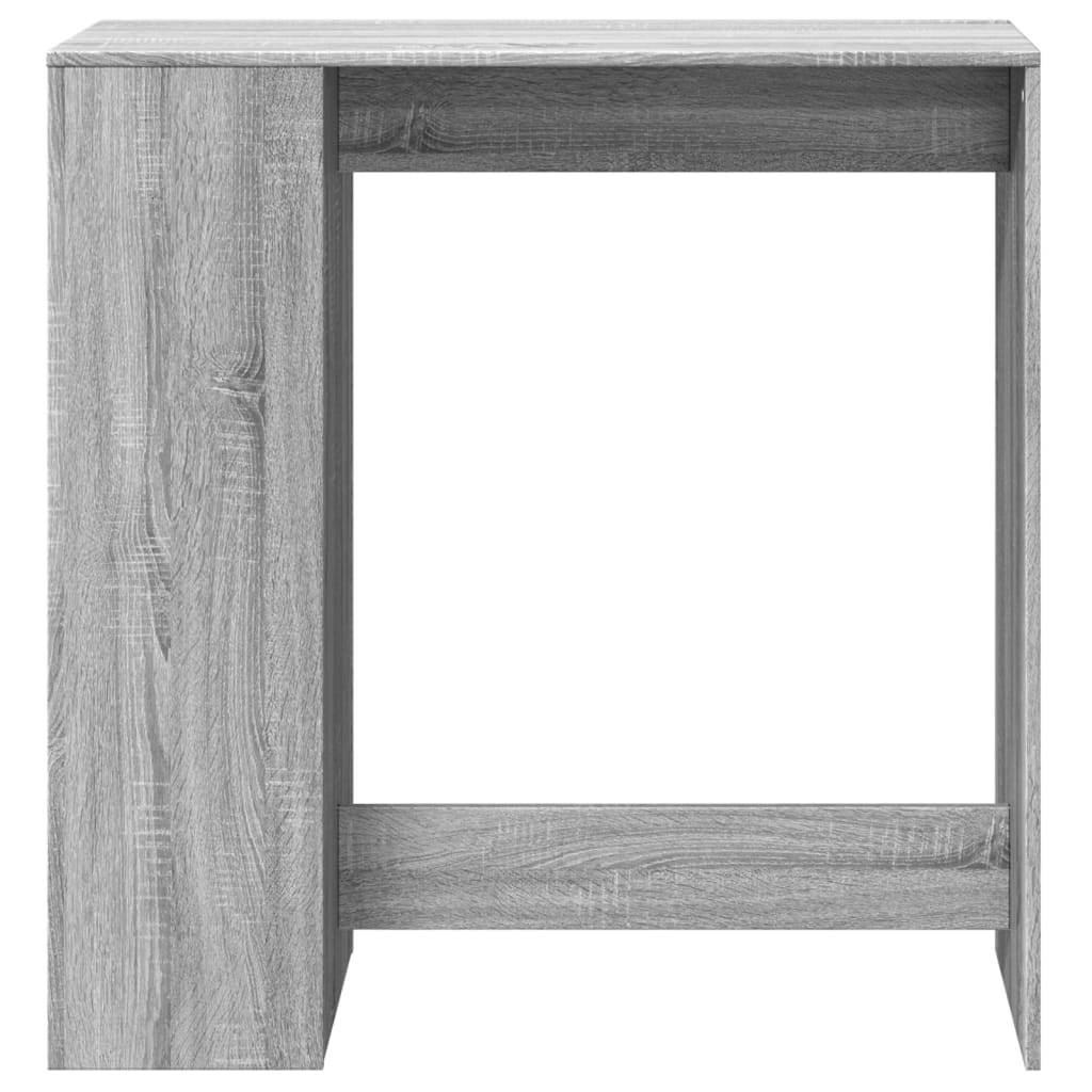 Bartisch mit Regal Grau Sonoma 101x40x103,5 cm Holzwerkstoff